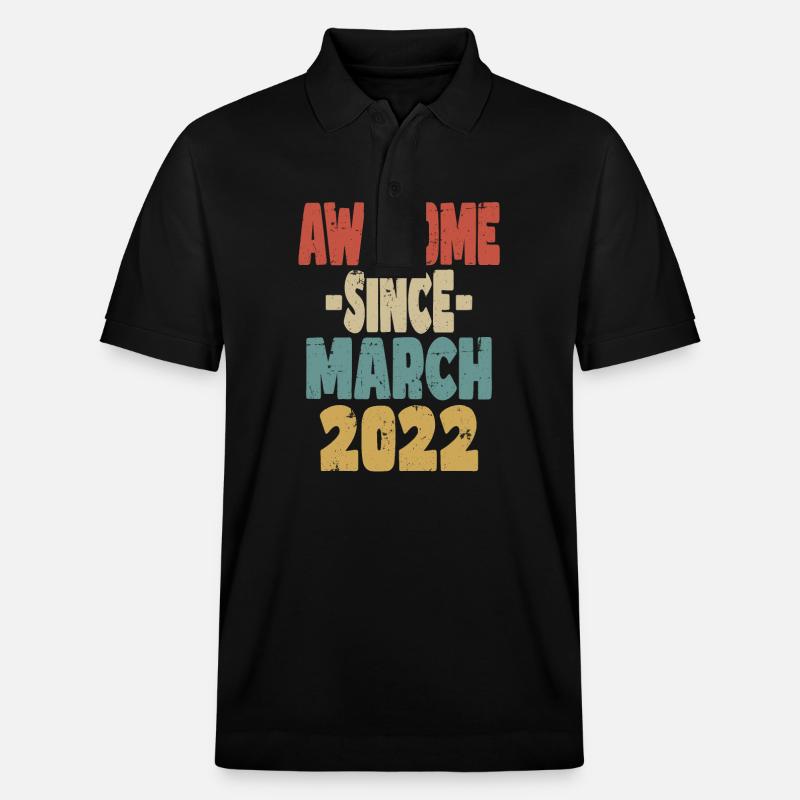 Génial mars 2022 - Polo PREPSTER bio Stanley/Stella Unisexe - noir