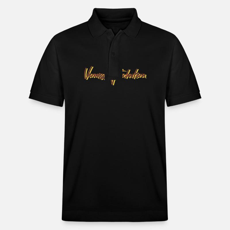 Vermesser Abschluss-Geschenk - Stanley/Stella Unisex Bio-Poloshirt PREPSTER - Schwarz