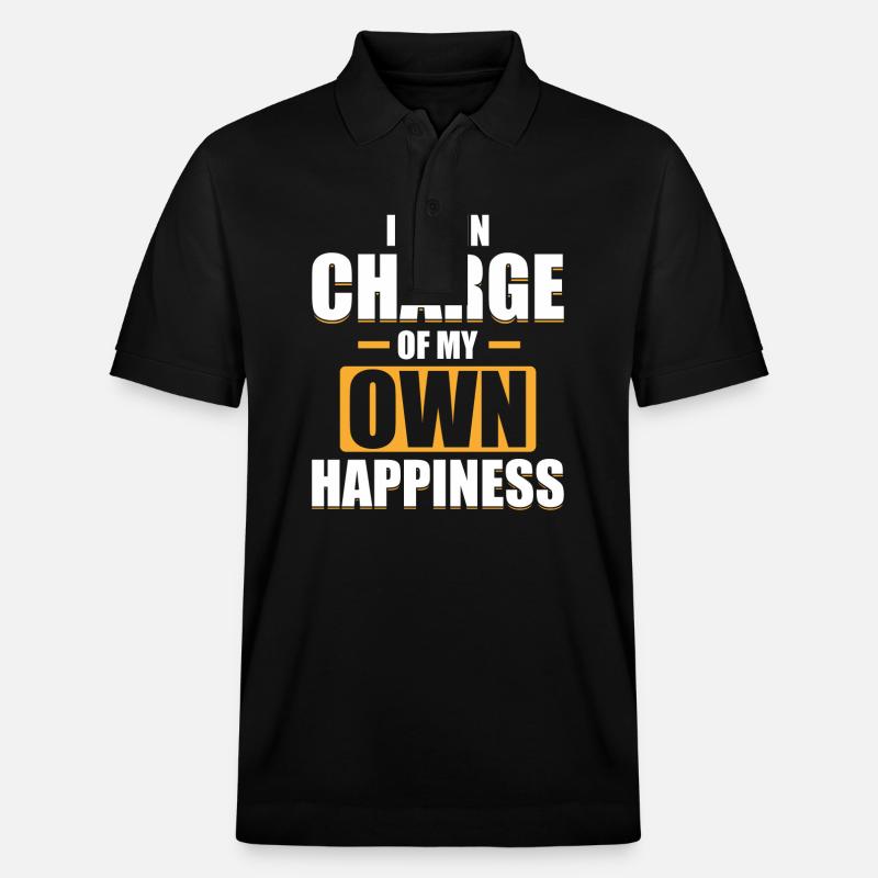 Citations inspirantes d’affirmations positives - Polo PREPSTER bio Stanley/Stella Unisexe - noir
