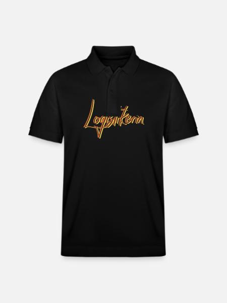Logistics Graduation Gift Logistician - Stanley/Stella Unisex Organic Polo Shirt PREPSTER - black