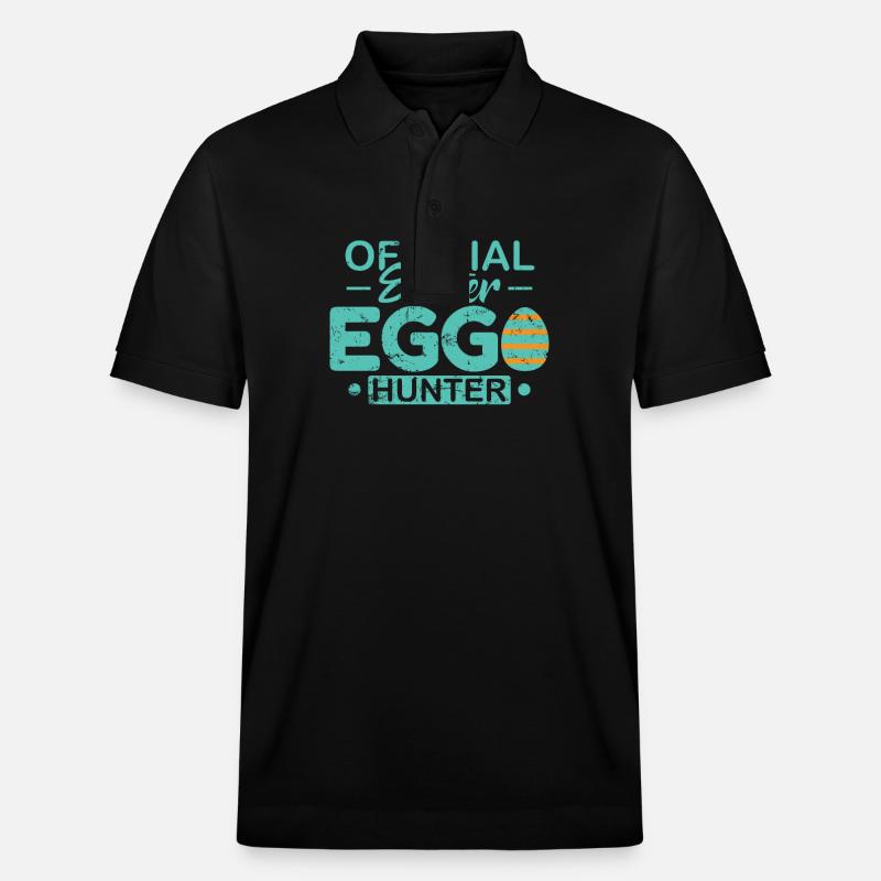 Official Easter Egg Hunter Osterhase - Stanley/Stella Unisex Bio-Poloshirt PREPSTER - Schwarz