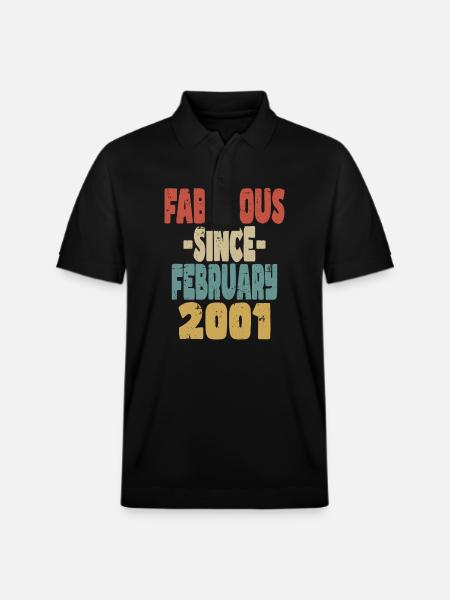 Fabuleux Février 2001 - Polo PREPSTER bio Stanley/Stella Unisexe - noir