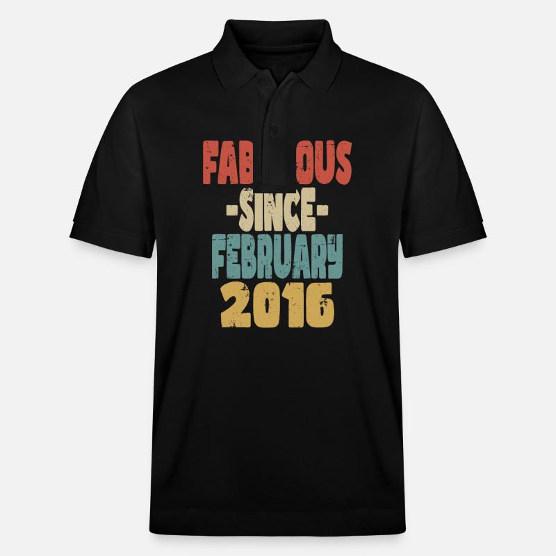 Fabelhafter Februar 2016 - Stanley/Stella Unisex Bio-Poloshirt PREPSTER - Schwarz