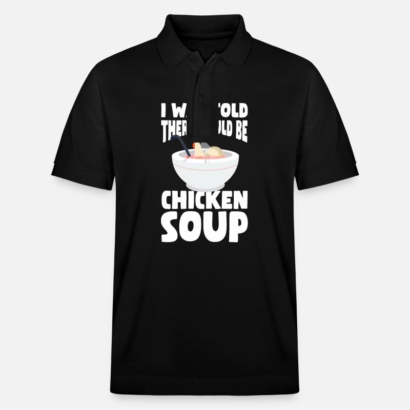Hühnersuppe - Stanley/Stella Unisex Bio-Poloshirt PREPSTER - Schwarz