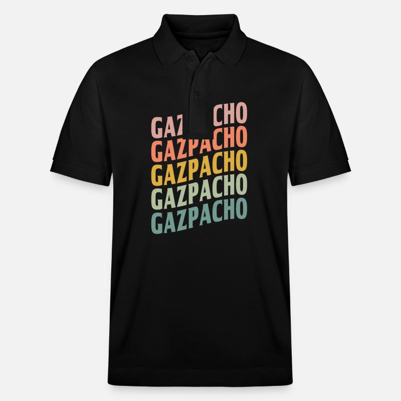 Gaspacho - Polo PREPSTER bio Stanley/Stella Unisexe - noir