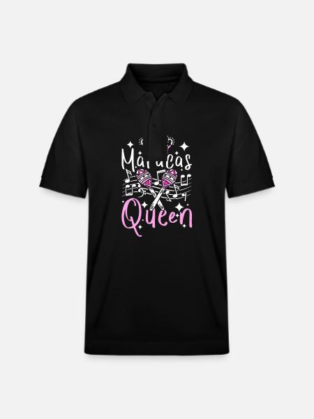 Girl Maracas Queen - Stanley/Stella Unisex Organic Polo Shirt PREPSTER - black