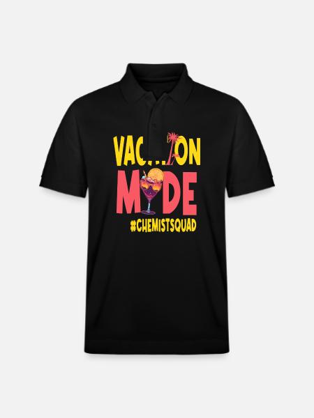 Chimiste Vacances Vacy Mode Chimiste - Polo PREPSTER bio Stanley/Stella Unisexe - noir