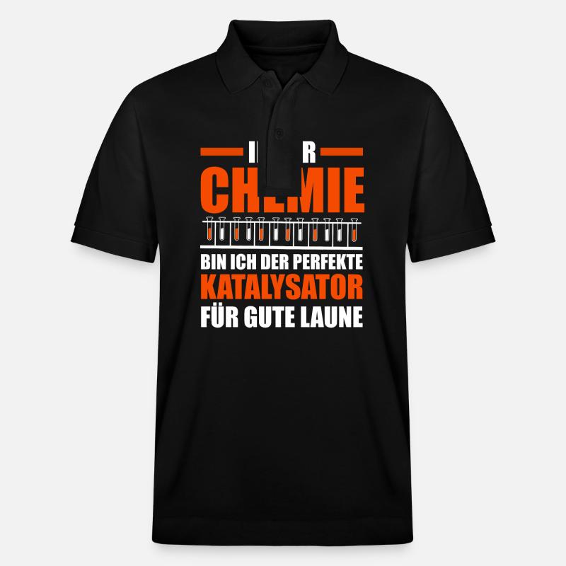 Chimiste Sciences Physique Chimie - Polo PREPSTER bio Stanley/Stella Unisexe - noir