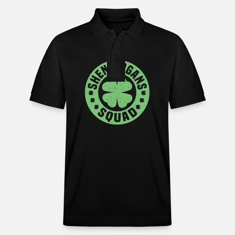 Shenanigans Squad Shirt - Stanley/Stella Unisex Bio-Poloshirt PREPSTER - Schwarz