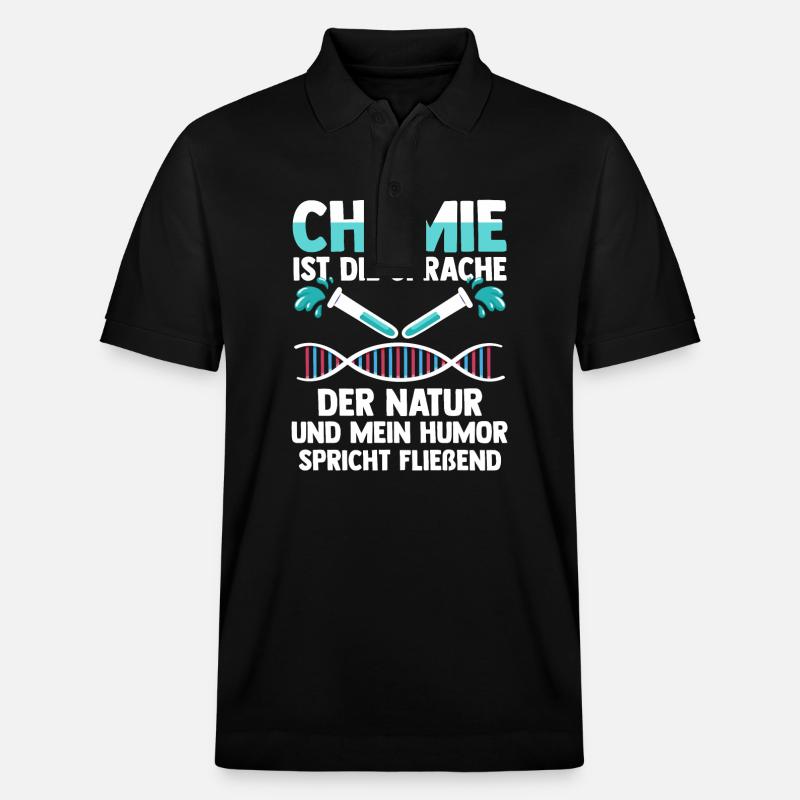 Chimiste Sciences Physique Chimie - Polo PREPSTER bio Stanley/Stella Unisexe - noir