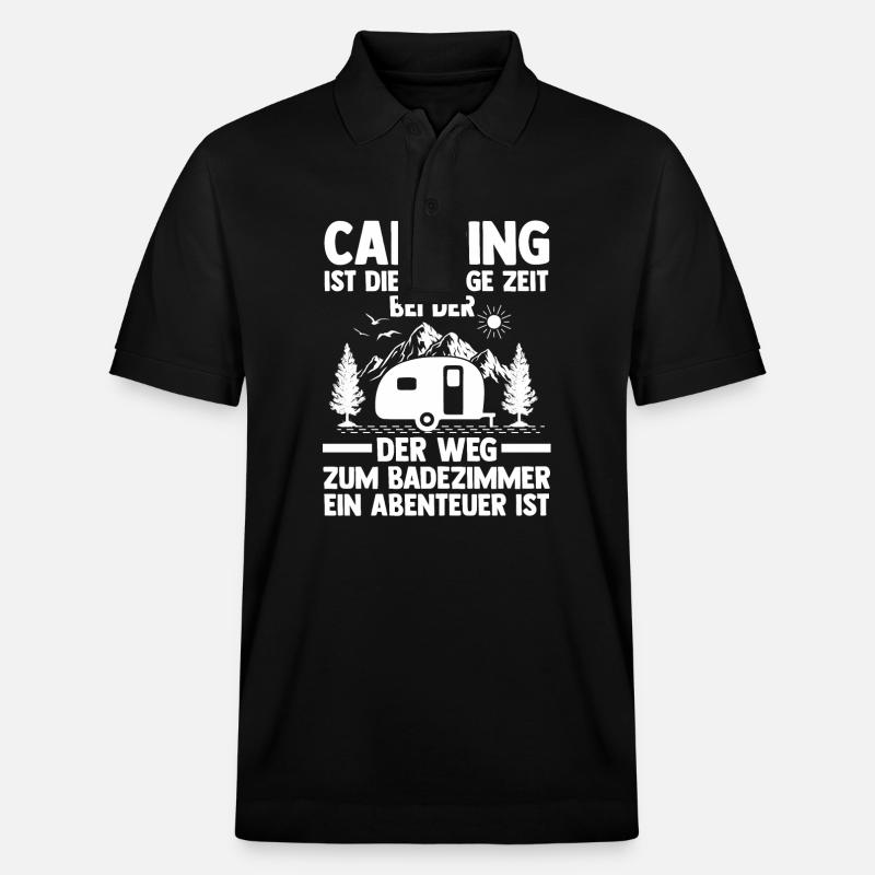 Camping-car Camping-car Camping Camping - Polo PREPSTER bio Stanley/Stella Unisexe - noir
