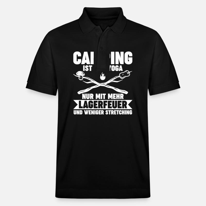 Camping-car Camping-car Camping Camping - Polo PREPSTER bio Stanley/Stella Unisexe - noir