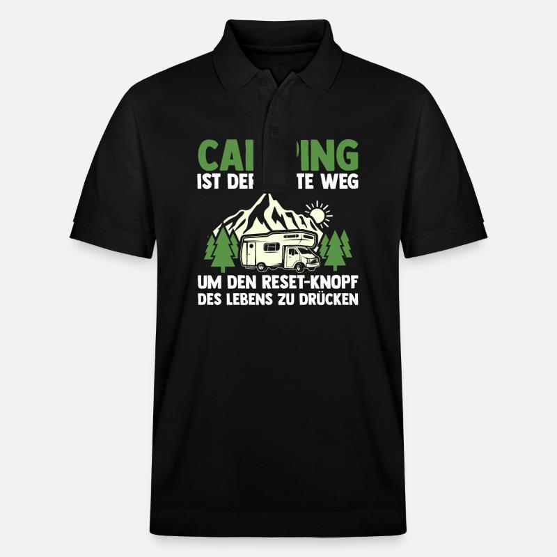 Camping-car Camping-car Camping Camping - Polo PREPSTER bio Stanley/Stella Unisexe - noir
