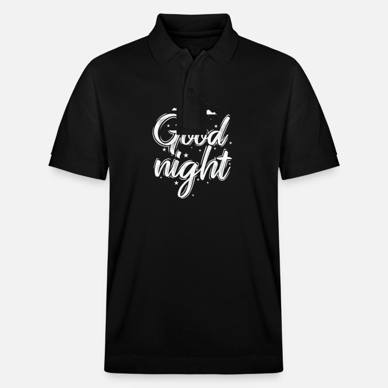 Good Night - Stanley/Stella Unisex Bio-Poloshirt PREPSTER - Schwarz