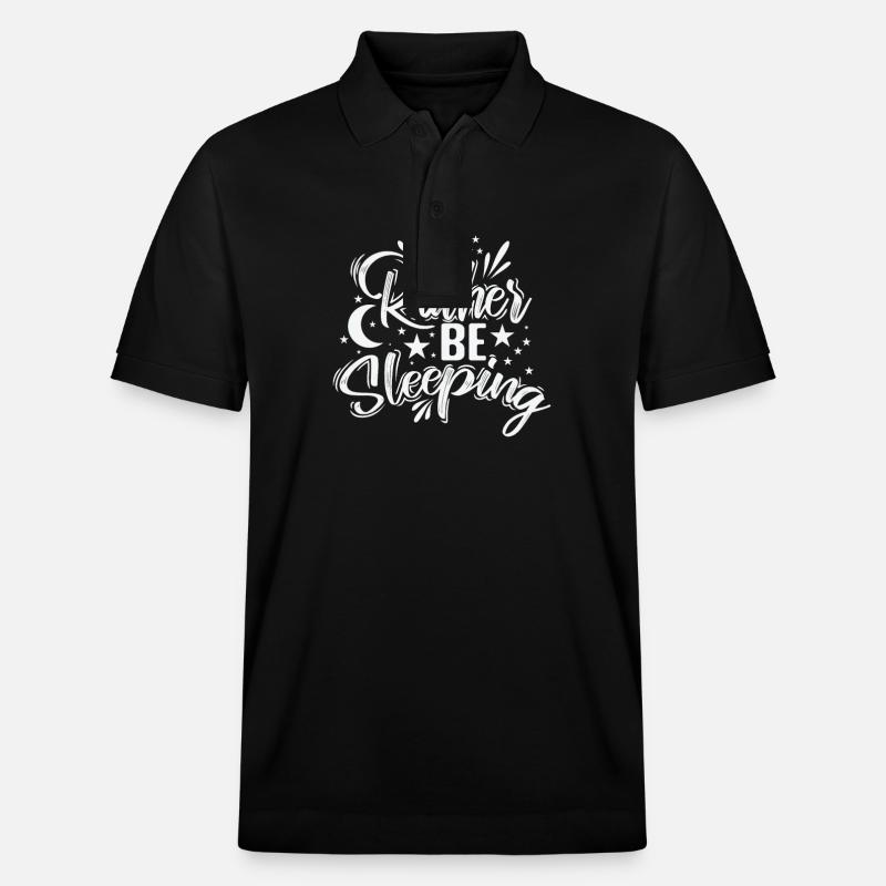 I'd rather be Sleeping Müde - Stanley/Stella Unisex Bio-Poloshirt PREPSTER - Schwarz