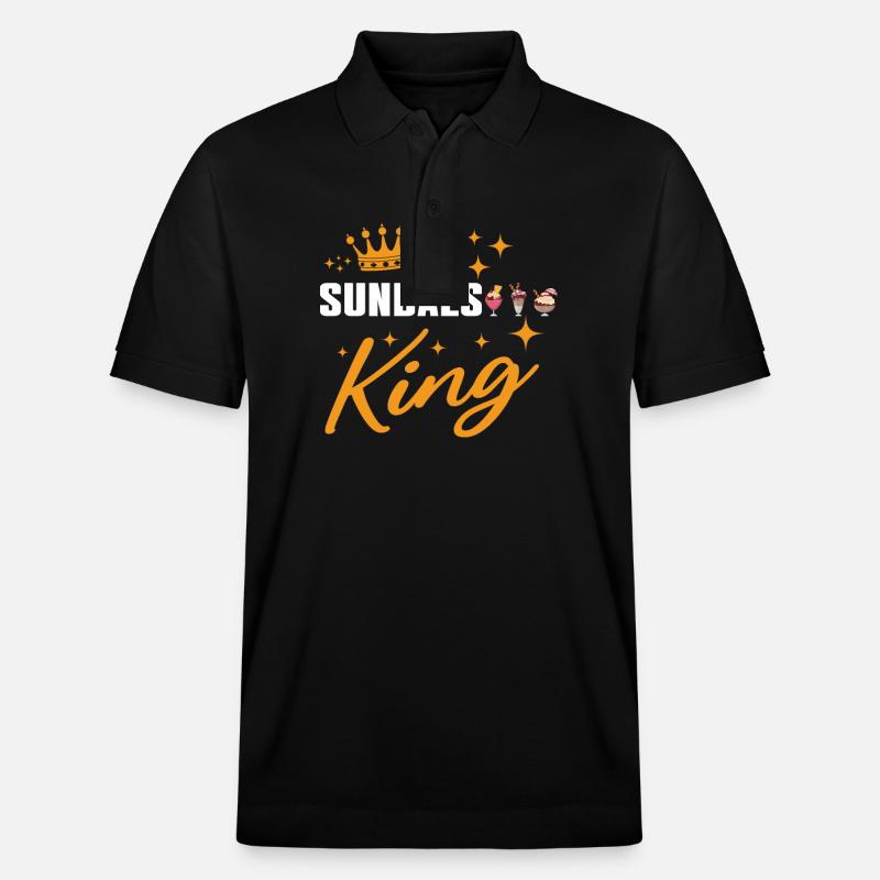 Eisbecher König - Stanley/Stella Unisex Bio-Poloshirt PREPSTER - Schwarz