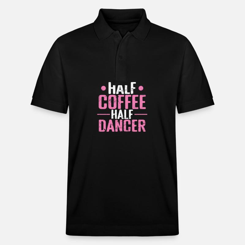 Half Coffee Half Dancer Ballet - Stanley/Stella Unisex Bio-Poloshirt PREPSTER - Schwarz