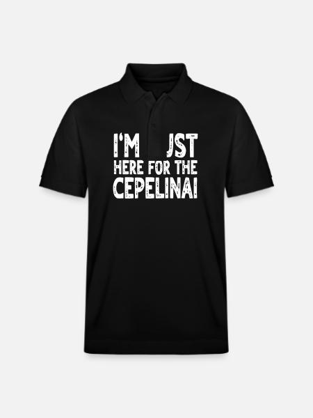 Cepelinai Lover Design - Stanley/Stella Unisex Organic Polo Shirt PREPSTER - black