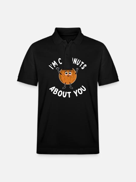 I'm Coconuts About You - Stanley/Stella Unisex Organic Polo Shirt PREPSTER - black