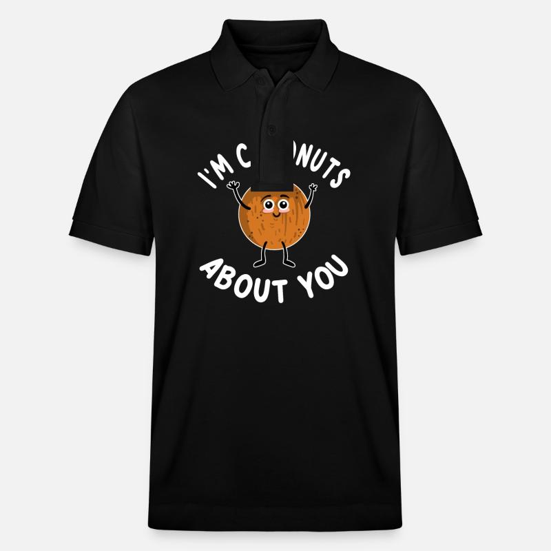 I'm Coconuts About You - Stanley/Stella Unisex Bio-Poloshirt PREPSTER - Schwarz