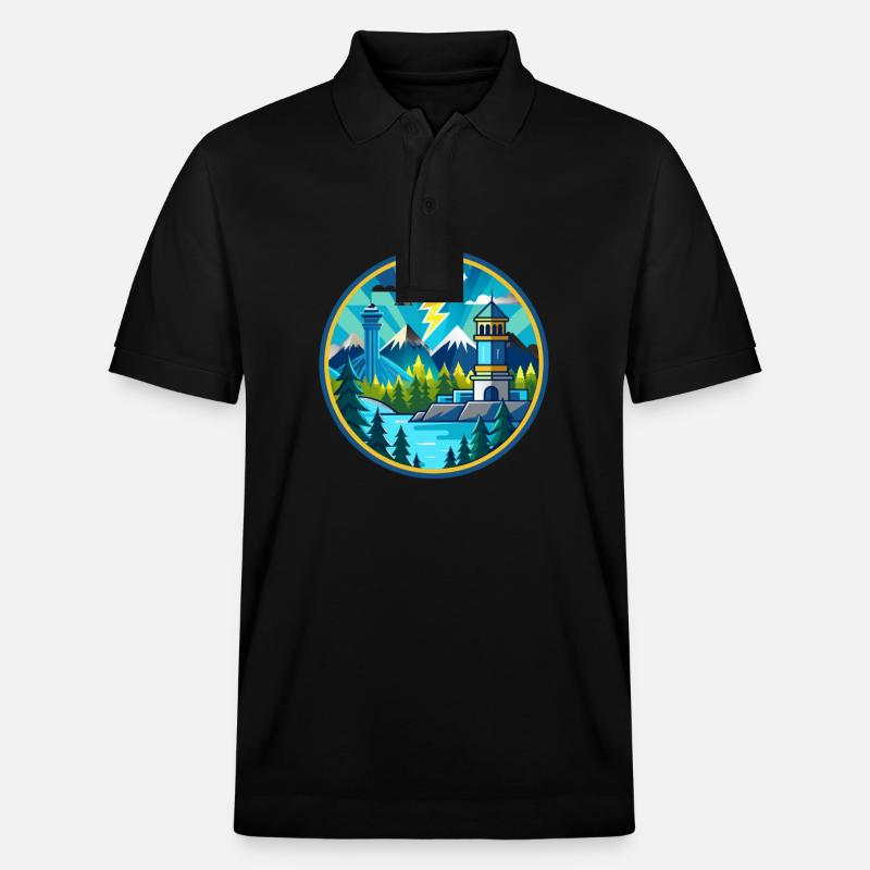 Thunder Bay - Stanley/Stella Unisex Bio-Poloshirt PREPSTER - Schwarz