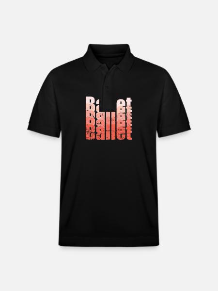 Ballet is the best - Stanley/Stella Unisex Organic Polo Shirt PREPSTER - black