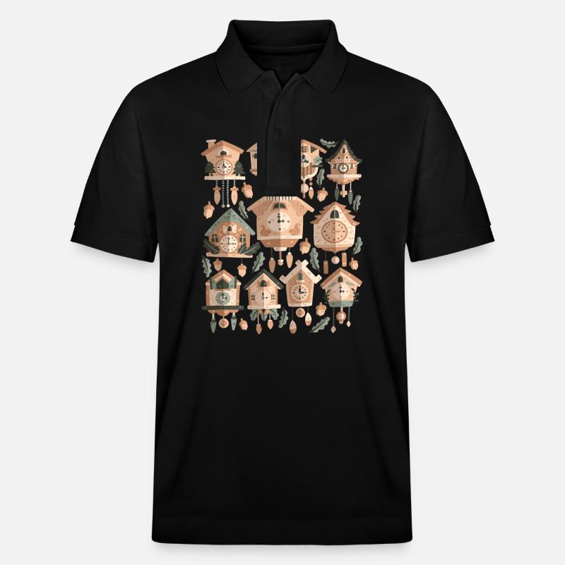 Kuckucksuhren - Stanley/Stella Unisex Bio-Poloshirt PREPSTER - Schwarz