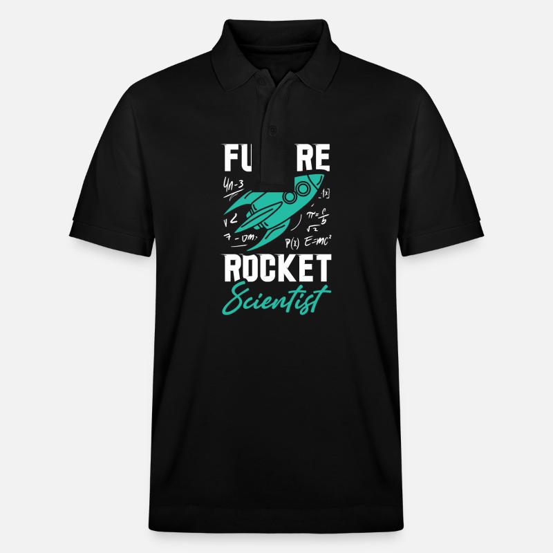 Rocket Scientist Future Mathematician Rackete - Polo PREPSTER bio Stanley/Stella Unisexe - noir