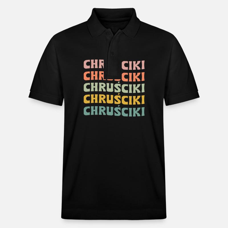 Chrusciki - Polo PREPSTER bio Stanley/Stella Unisexe - noir