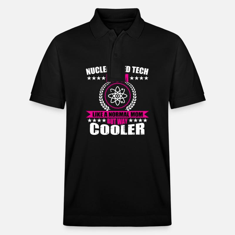 Maman technologue en médecine nucléaire - Polo PREPSTER bio Stanley/Stella Unisexe - noir