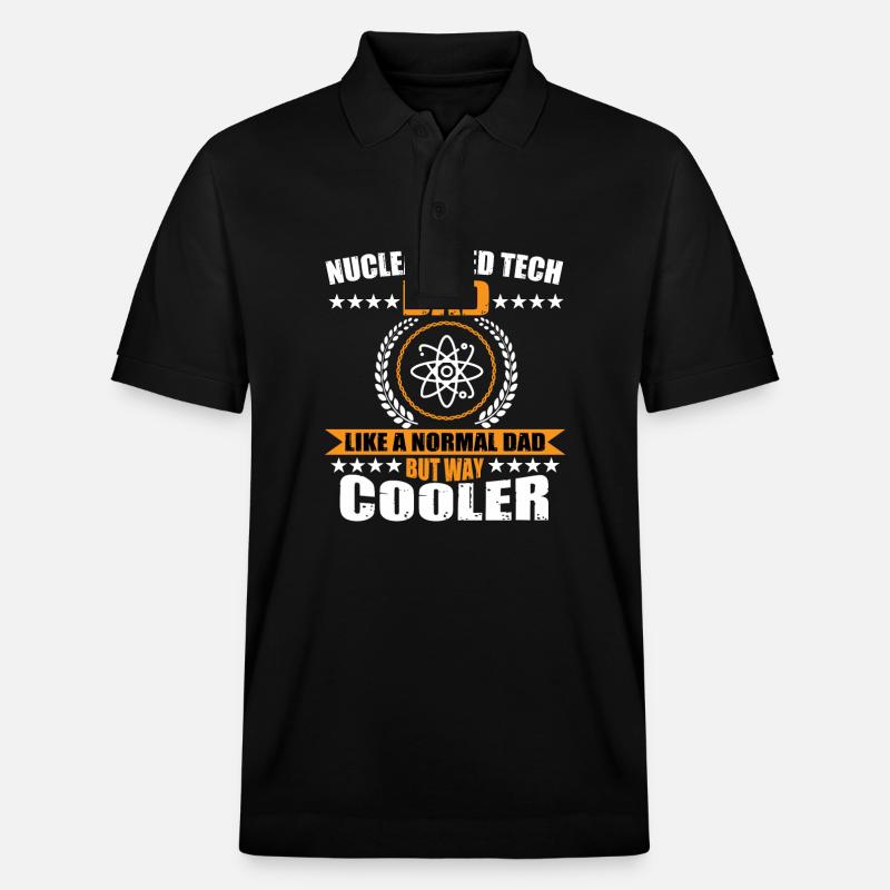 Papa technologue en médecine nucléaire - Polo PREPSTER bio Stanley/Stella Unisexe - noir