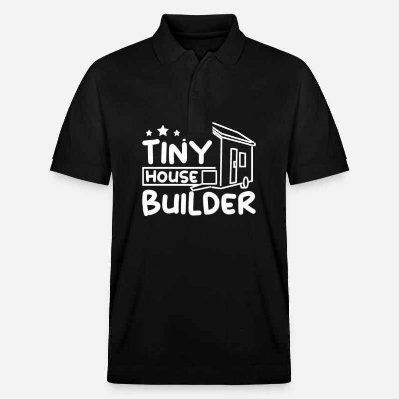 Constructeur de tiny house - Polo PREPSTER bio Stanley/Stella Unisexe - noir