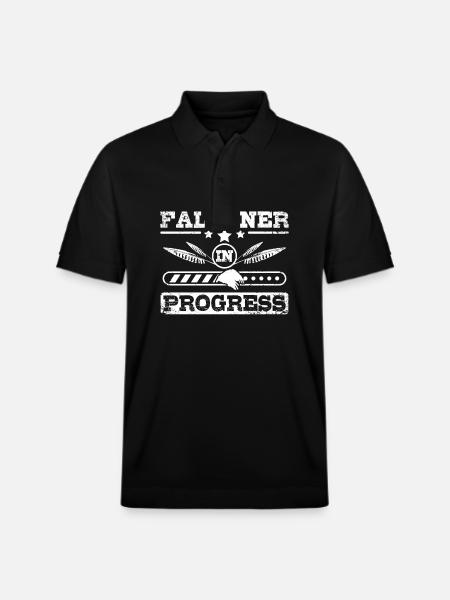 Future Falconer in progress - Stanley/Stella Unisex Organic Polo Shirt PREPSTER - black