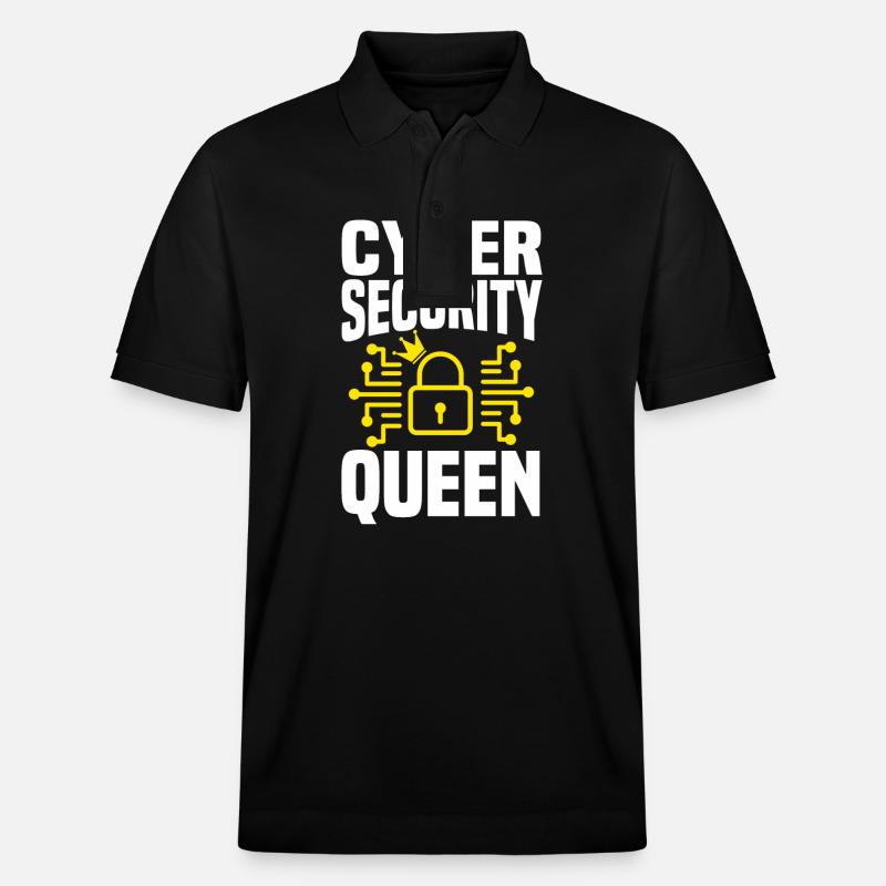 Cyber Security Königin - Stanley/Stella Unisex Bio-Poloshirt PREPSTER - Schwarz