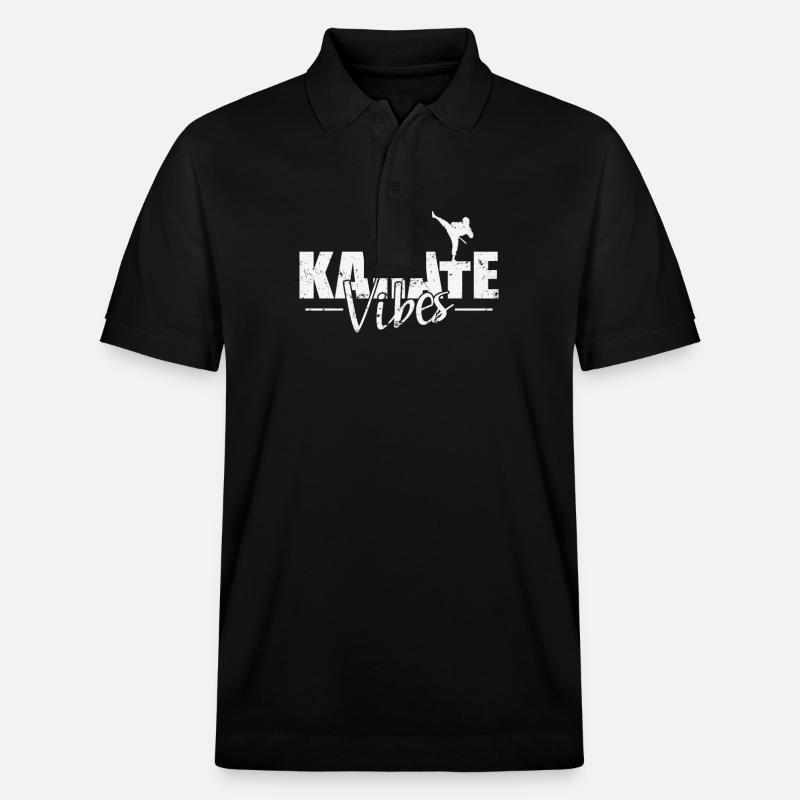 Karate Vibes - Stanley/Stella Unisex Bio-Poloshirt PREPSTER - Schwarz