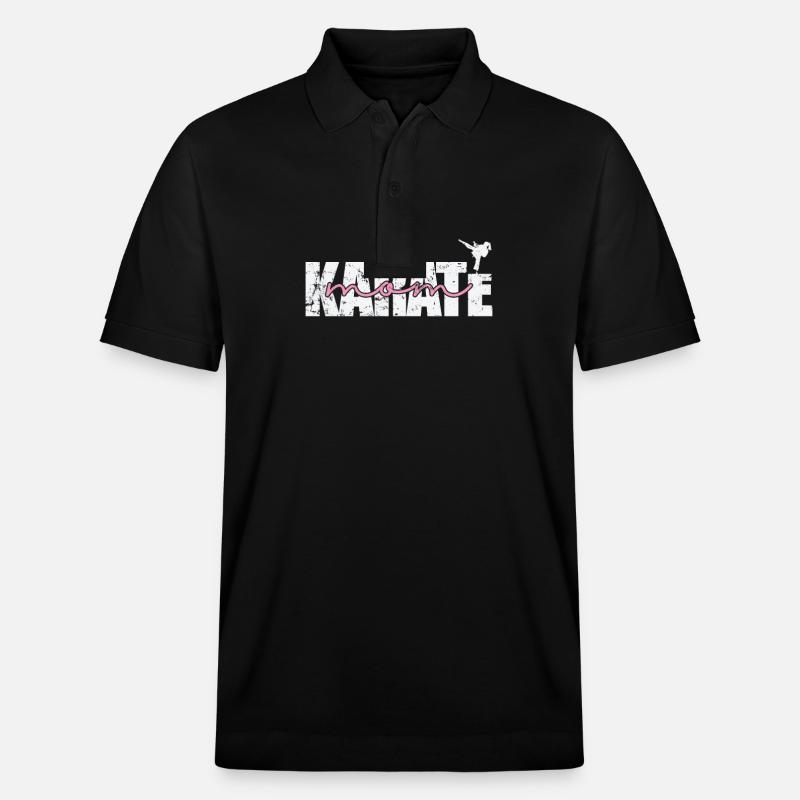 Karate Mom - Stanley/Stella Unisex Bio-Poloshirt PREPSTER - Schwarz