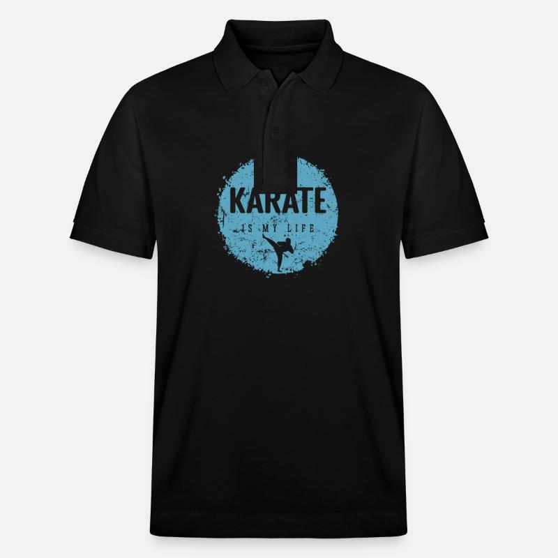 Le karaté, c’est ma vie - Polo PREPSTER bio Stanley/Stella Unisexe - noir