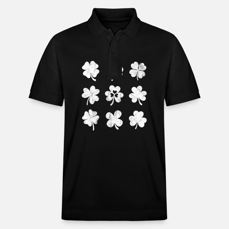 Trèfles - Polo PREPSTER bio Stanley/Stella Unisexe - noir