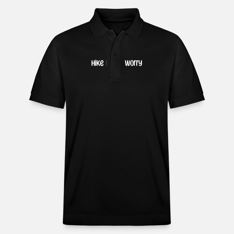 Randonnée - Marchez plus, inquiétez-vous moins - Polo PREPSTER bio Stanley/Stella Unisexe - noir