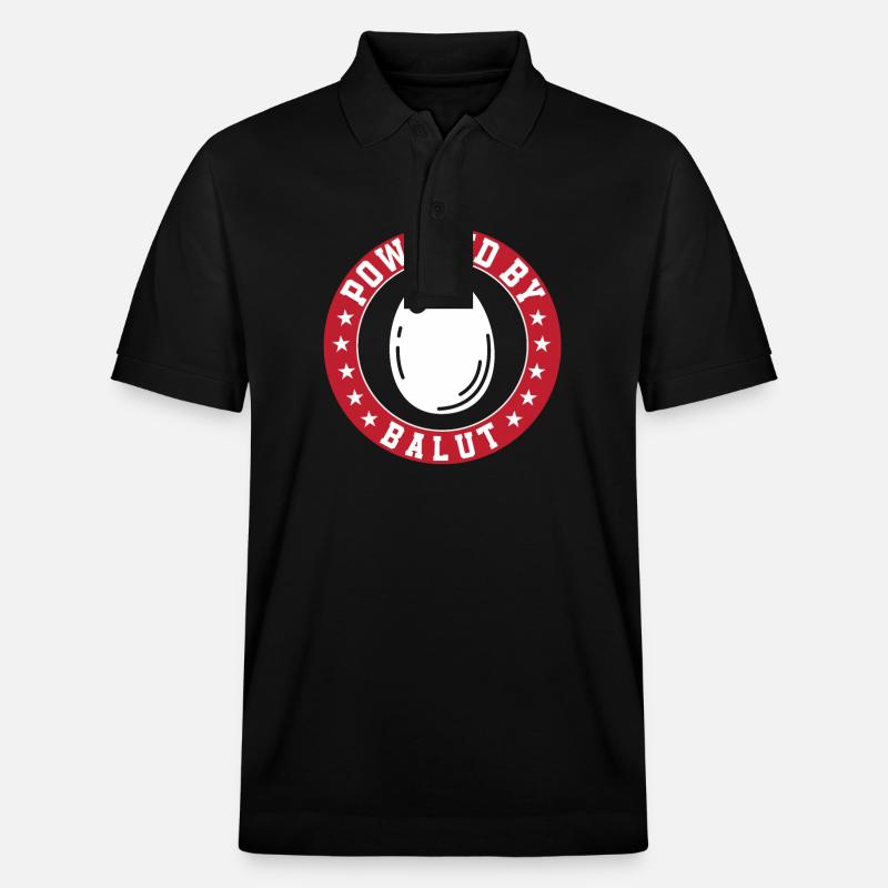 Propulsé par Balut - Polo PREPSTER bio Stanley/Stella Unisexe - noir