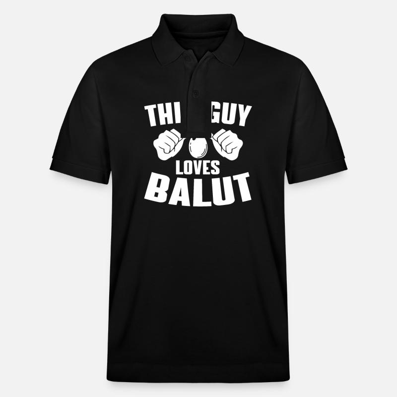 Balut Humor - Stanley/Stella Unisex Bio-Poloshirt PREPSTER - Schwarz