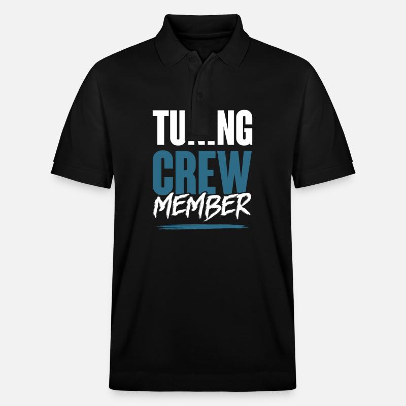 Tuning Crew - Stanley/Stella Unisex Bio-Poloshirt PREPSTER - Schwarz