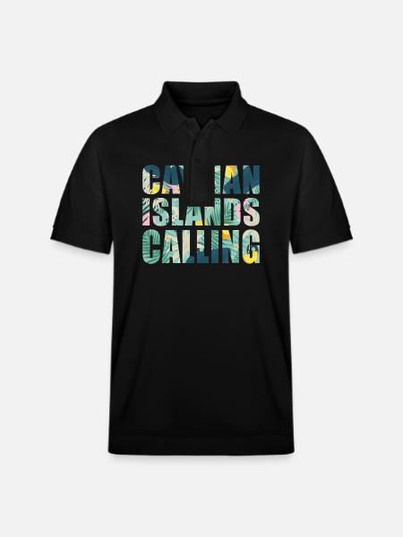 Cayman Islands Souvenir Vacation - Stanley/Stella Unisex Organic Polo Shirt PREPSTER - black