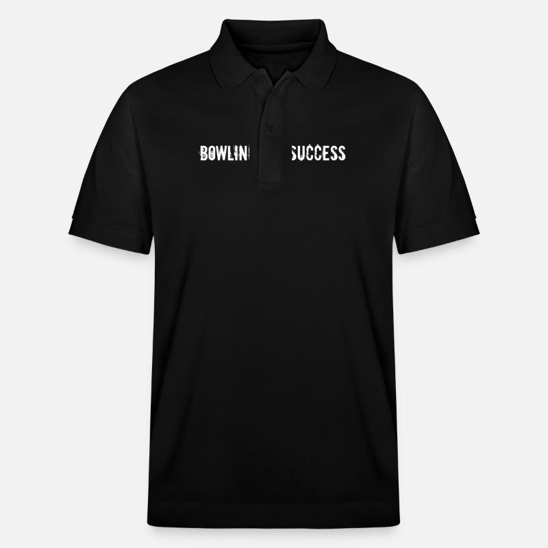 Bowling - Bowling pour réussir - Polo PREPSTER bio Stanley/Stella Unisexe - noir