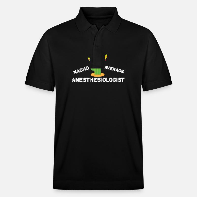 Nacho Average Anästhesist - Stanley/Stella Unisex Bio-Poloshirt PREPSTER - Schwarz
