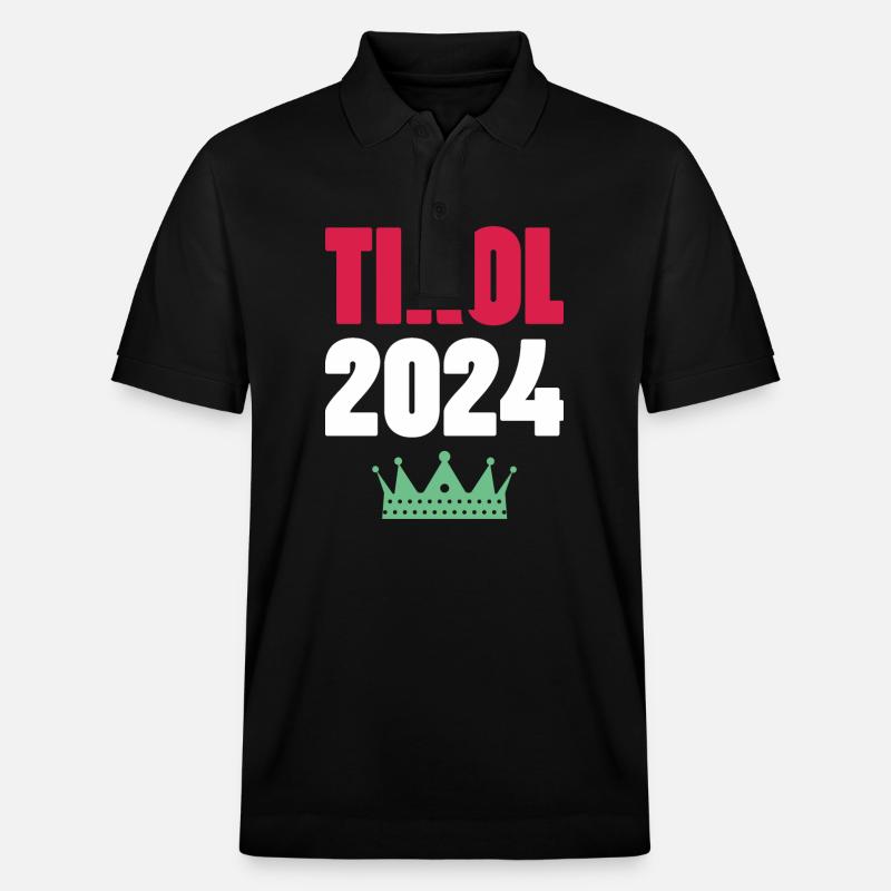 Tirol 2024 Urlaub - Stanley/Stella Unisex Bio-Poloshirt PREPSTER - Schwarz