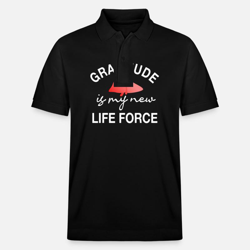 Pflege nach einer LebeLebertransplantation - Stanley/Stella Unisex Bio-Poloshirt PREPSTER - Schwarz