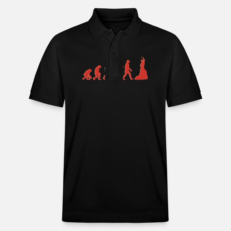 Évolution vers danseuse de flamenco - Polo PREPSTER bio Stanley/Stella Unisexe - noir