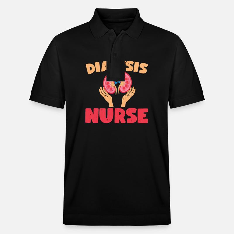 Infirmière en dialyse - Polo PREPSTER bio Stanley/Stella Unisexe - noir