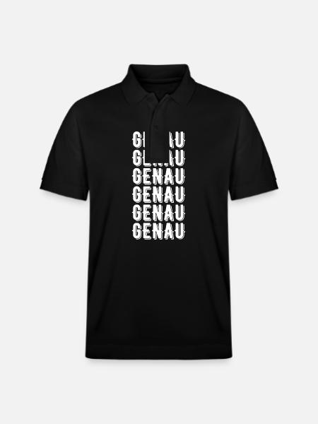 Esattamente un modo di dire divertente - Polo ecologica unisex PREPSTER di Stanley/Stella - nero